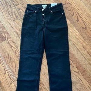 90’s Straight high waisted jeans